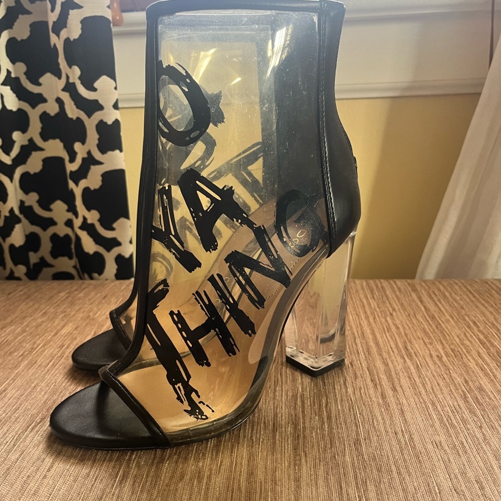 SOLD- Clear Booties - Picture 2 of 4